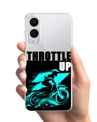 Etui do Samsung Galaxy S25 Edge przeźroczyste, silikonowe Flexi, Bikers, Cross na maxa