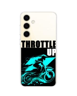 Etui do Samsung Galaxy S24 Plus przeźroczyste, silikonowe Flexi, Bikers, Cross na maxa