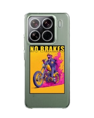 Etui do Xiaomi 15 Pro przeźroczyste, silikonowe Flexi, Bikers, Motocyklem przez świat