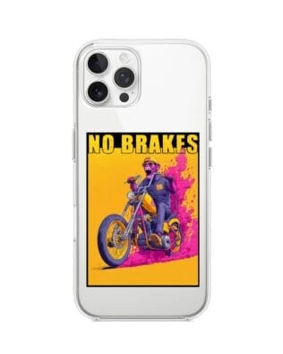 Etui do iPhone 12 Pro Max przeźroczyste, silikonowe Flexi, Bikers, Motocyklem przez świat