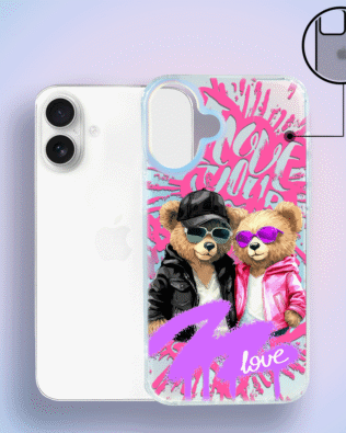Etui do iPhone 16 IBIZU California Sunset z MagSafe, zmieniające kolor, Couple in Love, zakochana para