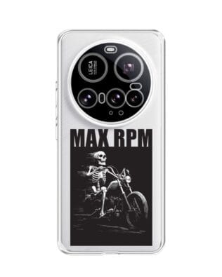 Etui do Xiaomi 15 Ultra przeźroczyste, silikonowe Flexi, Bikers, Ghost Rider