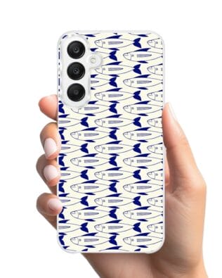 Etui do Samsung Galaxy A25 5G przeźroczyste, silikonowe Flexi, pływające rybki