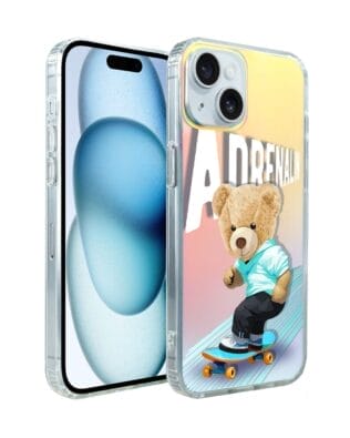 Etui do iPhone 15 IBIZU California Sunset, zmieniające kolor, Adrenalin, deskorolka