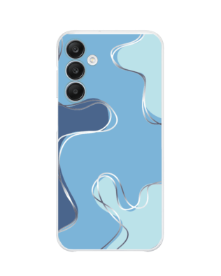 Etui do Samsung Galaxy A25 5G przeźroczyste, silikonowe Flexi, spokój oceanu