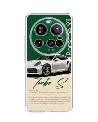 Etui do Xiaomi 15 Ultra przeźroczyste, silikonowe Flexi, Szybkie Auta, Elegancja 911