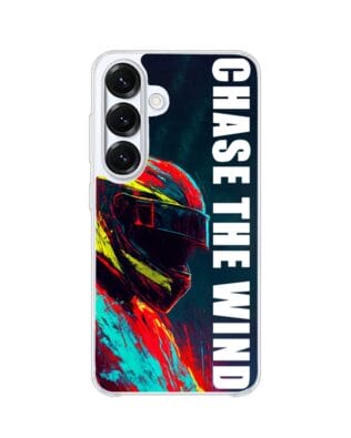 Etui do Samsung Galaxy S25 Plus z MagSafe przeźroczyste, silikonowe Flexi, Bikers, Chase The Wind