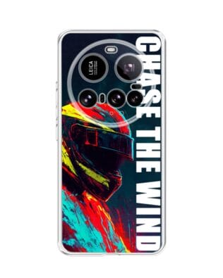 Etui do Xiaomi 15 Ultra przeźroczyste, silikonowe Flexi, Bikers, Chase The Wind