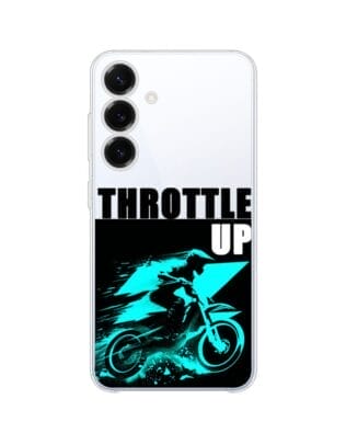 Etui do Samsung Galaxy S25 Plus przeźroczyste, silikonowe Flexi, Bikers, Cross na maxa