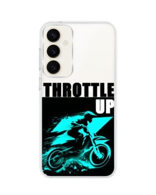 Etui do Samsung Galaxy S23 FE 5G z MagSafe przeźroczyste, silikonowe Flexi, Bikers, Cross na maxa