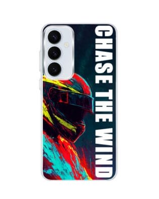 Etui do Samsung Galaxy A35 5G z MagSafe przeźroczyste, silikonowe Flexi, Bikers, Chase The Wind