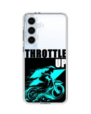 Etui do Samsung Galaxy S24 FE z MagSafe przeźroczyste, silikonowe Flexi, Bikers, Cross na maxa