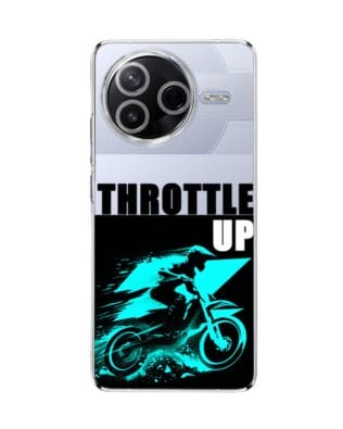 Etui do Xiaomi POCO F7 Pro przeźroczyste, silikonowe Flexi, Bikers, Cross na maxa