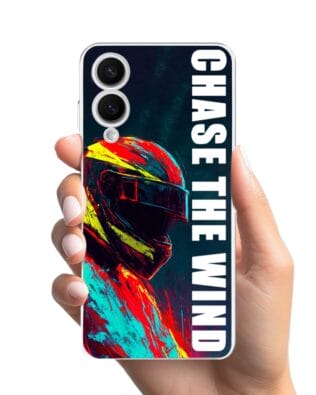 Etui do Samsung Galaxy S25 Edge przeźroczyste, silikonowe Flexi, Bikers, Chase The Wind