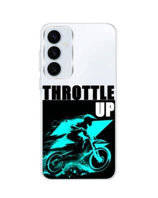 Etui do Samsung Galaxy A35 5G z MagSafe przeźroczyste, silikonowe Flexi, Bikers, Cross na maxa