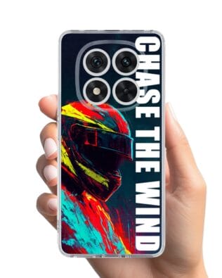 Etui do Xiaomi Redmi Note 14 Pro 5G przeźroczyste, silikonowe Flexi, Bikers, Chase The Wind