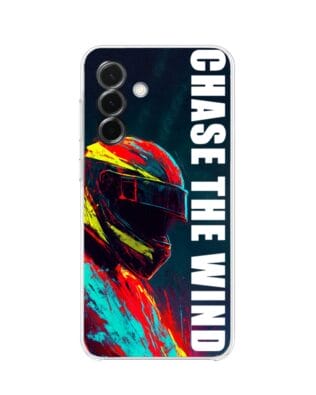 Etui do Samsung Galaxy A36 5G przeźroczyste, silikonowe Flexi, Bikers, Chase The Wind