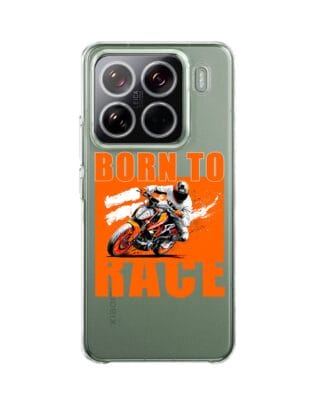 Etui do Xiaomi 15 Pro przeźroczyste, silikonowe Flexi, Bikers, Ścigacz