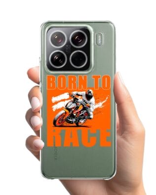 Etui do Xiaomi 15 Pro przeźroczyste, silikonowe Flexi, Bikers, Ścigacz