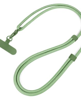 Smycz do telefonu, regulowana, zielona