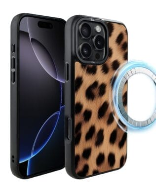 Etui do iPhone 16 Pro Max IBIZU DropGuard Matt z MagSafe, Zew Natury, Pantera