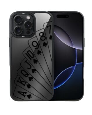 Etui do iPhone 16 Pro Max IBIZU DropGuard Matt z MagSafe, Midnight, Karty do gry