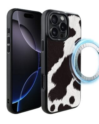 Etui do iPhone 16 Pro Max IBIZU DropGuard Matt z MagSafe, Zew Natury, Polska Krowa