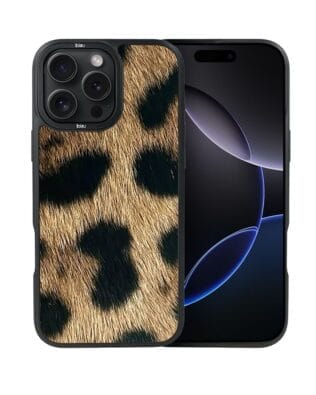 Etui do iPhone 16 Pro Max IBIZU DropGuard Matt z MagSafe, Zew Natury, Lampart