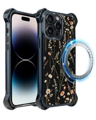 Etui iPhone 14 Pro Max IBIZU DropGuard Ultra z MagSafe, Pastel Bloom, Północny ogród